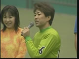 優勝者インタビュー中のみっちぃ。嬉しい〜!!(*^o^*)